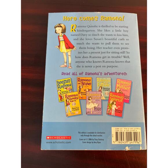 Ramona Quimby Books Lot of 4 Beverly Clearly - Picture 8 of 11